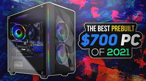 Best 700 Prebuilt Gaming PC 2021 SkyTech Chronos Mini Review YouTube