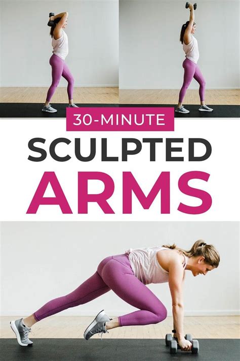 30 Minute Arm Workout With Weights Video Nourish Move Love