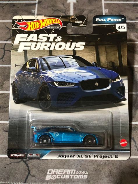 Hot Wheels Fast Furious Full Force Jaguar XE SV Project 8 Hobbies