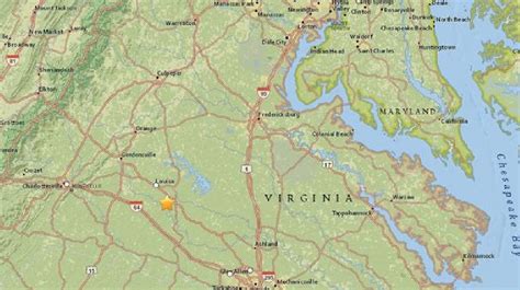 2.8 earthquake hits Virginia near epicenter of 2011 East Coast ...