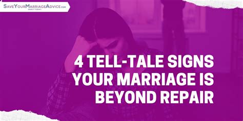 4 Tell Tale Signs Your Marriage Is Beyond Repair