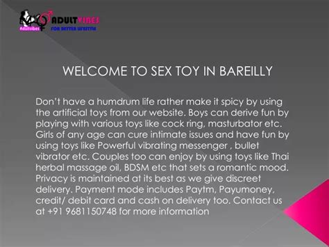 Ppt Sex Toys In Bareilly Powerpoint Presentation Free Download Id