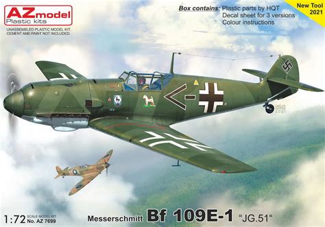 AZ Models Az7699 Messerschmitt Bf 109E 1 JG 51