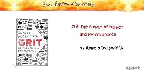 “Grit: The Power of Passion and Perseverance” by Angela Duckworth – Book Summary - NJlifehacks