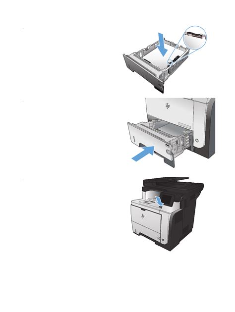 清除 2 號紙匣或選購的 3 號紙匣的卡紙 Hp Laserjet Pro Mfp M521 Series