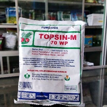 Jual Fungisida TOPSIN M 70 WP 100 Gr Pembasmi Jamur Kayu Anti Jamur