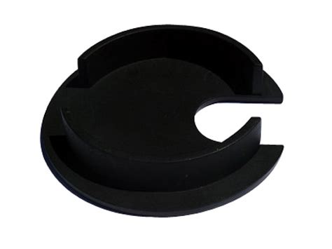 Round Plastic Desk Grommets Oval Bottom