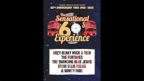 SENSATIONAL 60S EXPERIENCE 60TH ANNIVERSARY AUTUMN 2023 TOUR YouTube