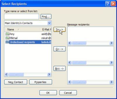 How To Hide Email Addresses In Outlook By Sending To Undisclosed