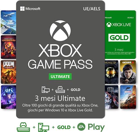 Abbonamento Xbox Game Pass Ultimate 3 Mesi Xbox Live Gold è Incluso Con L Abbonamento 3 Mesi