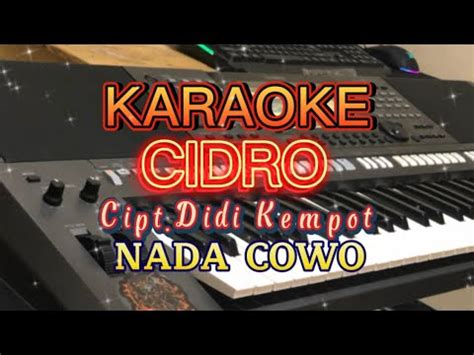 Cidro Didi Kempot Karaoke Nada Cowo Versi Keroncong Dangdut Youtube