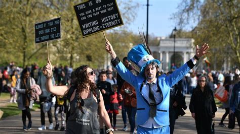 Hyde Park Police Attacks At Anti Lockdown Protest Condemned Bbc News