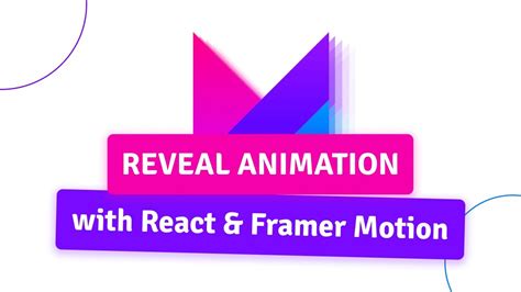 On Scroll Reveal Animation With React Framer Motion Youtube