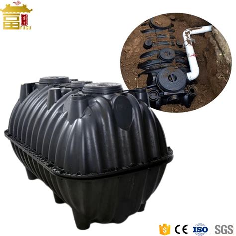 Hdpe Three Chamber Bio Digester Underground Resin Plastic Septic Tank