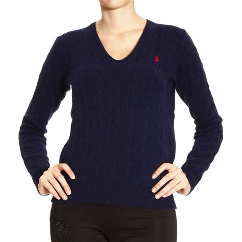 Polo Ralph Lauren Outlet Sweater Polo Ralph Lauren Women Navy Sweater Polo Ralph Lauren