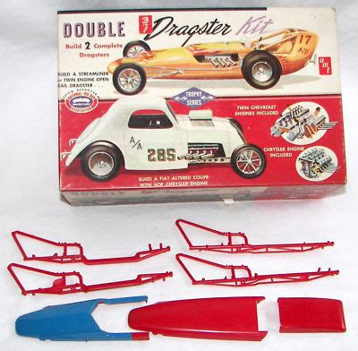 Original Amt Double Dragster Fiat Coupe Kit No T