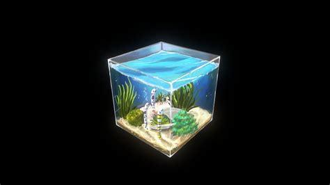 Handpainted Cube Aquatic 3d Model By Skipper Skip4d 04c886c