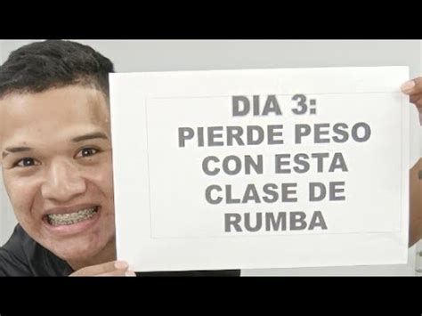 DIA 3 PIERDE PESO CON ESTA CLASE DE RUMBA YouTube