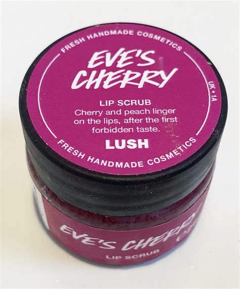 All Things Lush Uk Eves Cherry Lip Scrub