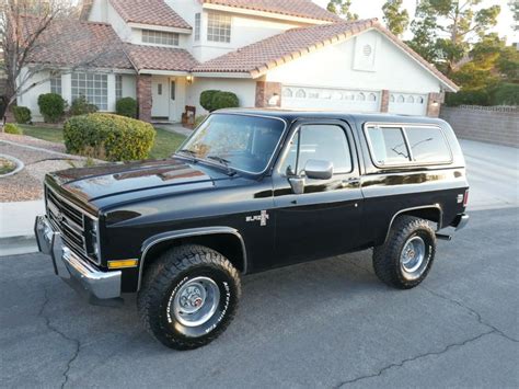 1986 Chevy K5 Blazer 4x4 Silverado 350 Freshly Restored Triple Black