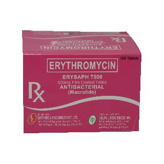 ERYTHROMYCIN 500MG 1 TABLET – SRS Sulit