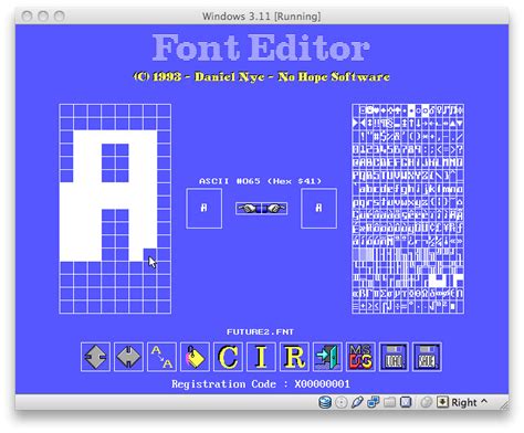 My Font Editor For Ms Dos From 1993 Heres The Font Ed Flickr