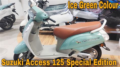 2023 Suzuki Access 125 Special Edition Ice Green Colour Detailed