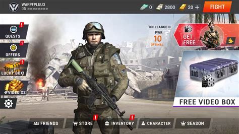 Warface Global Operations Android IOS YouTube