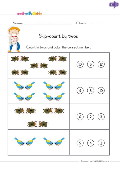 Skip Counting Worksheets By 5