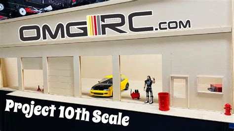 Project 110th Scale Garage Size H 26x W 80 X D 36 Diorama Garage