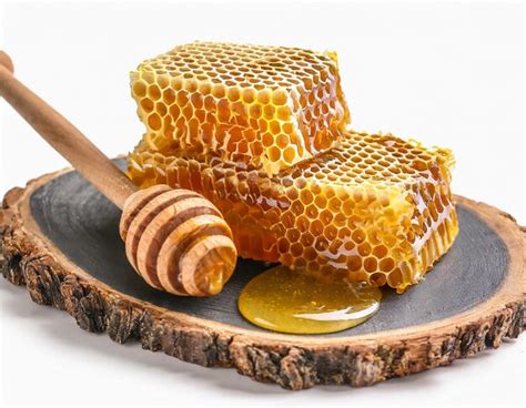 Premium Ai Image Honey Combs