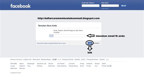 Sahabat Tik Cara Mengembalikan Akun Facebook Yang Dibajak Atau Dihack