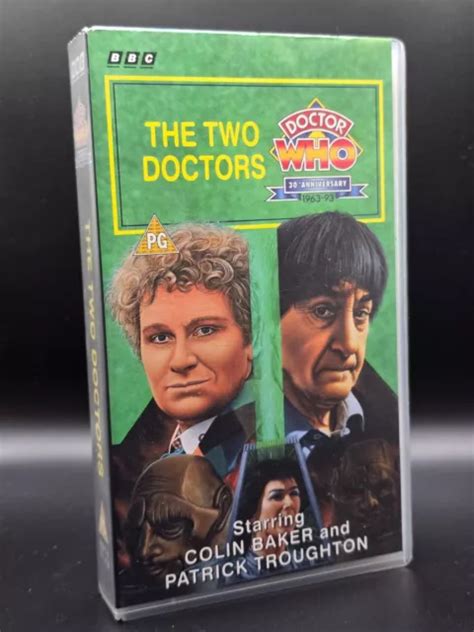 Doctor Who Vhs Video Cassette The Two Doctors Colin Baker Patrick