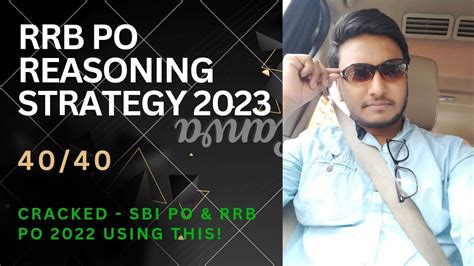 Rrb Po Clerk Strategy For Reasoning Pre In Reasoning In Rrb Po