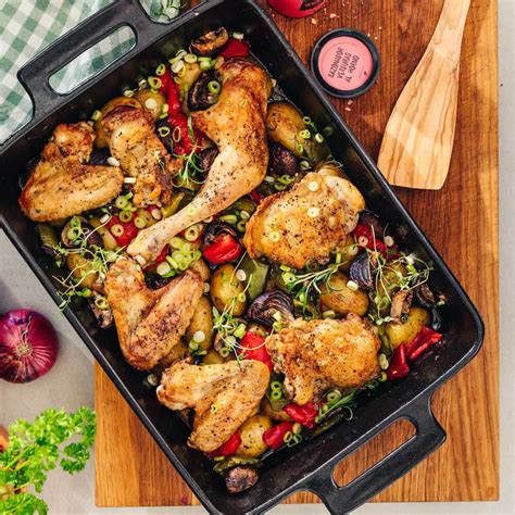 Pollo Al Horno Con Verduras Receta Just Spices