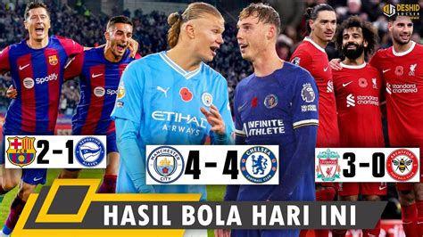 Hasil Liga Inggris Hujan Gol Man City Tahan Imbang Chelsea Salah