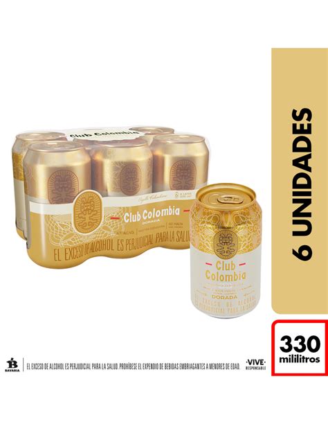 Cerveza Club Colombia Roja Lt330ml