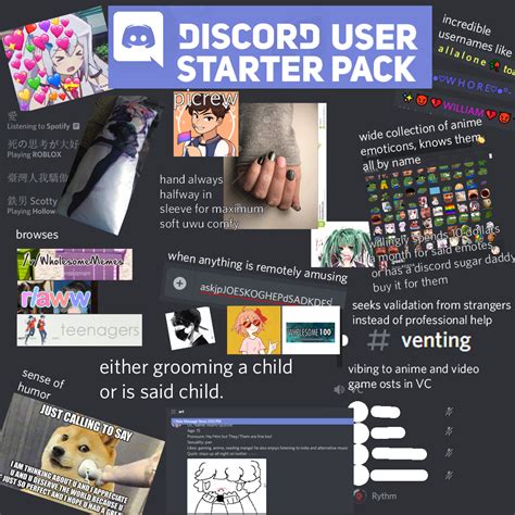 Discord User Starter Pack R Starterpacks Starter Packs Know Your