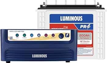 Luminous Inverter Battery Combo Hercules Pure Sine Wave Va