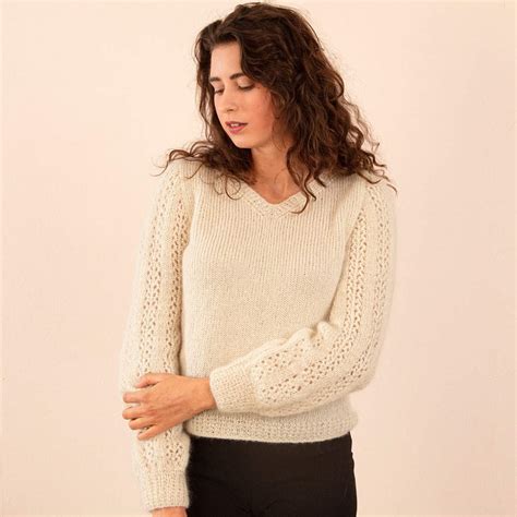 Pull Mohair Tricoter Kit Tricot Tricotez Moi