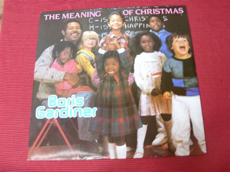 Boris Gardiner The Meaning Of Christmas New Vinyl Ex Shop