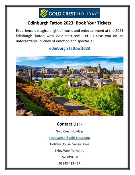 PPT - Edinburgh Tattoo 2023 PowerPoint Presentation, free download - ID ...