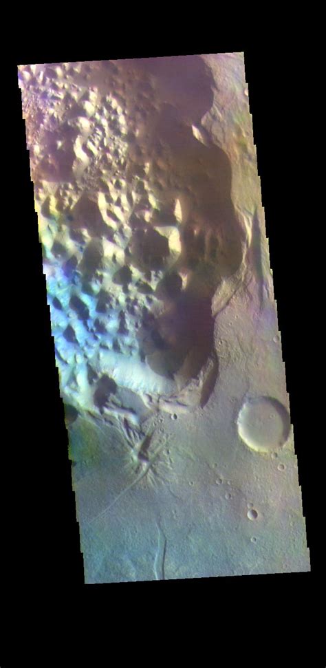 Hydaspis Chaos - False Color | NASA Jet Propulsion Laboratory (JPL) 