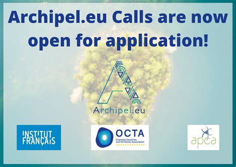 Archipel.eu Calls are now open for application! - OCTA
