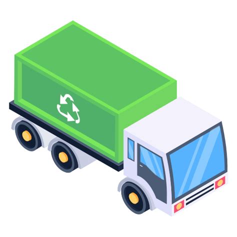 Camión de reciclaje Iconos gratis de transporte