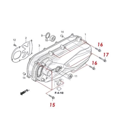 Jual Baut Cvt Vario Techno 125 150 Kunci T8 Baut Blok Cvt Vario