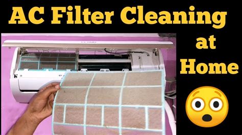 How To Clean Air Conditioner Filter At Home Youtube