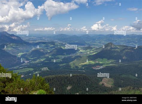 View From The Eagles Nest Looking North Towards Salzburg