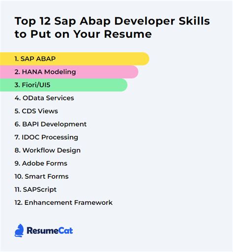 Top 12 Sap Abap Developer Skills To Put On Your Resume