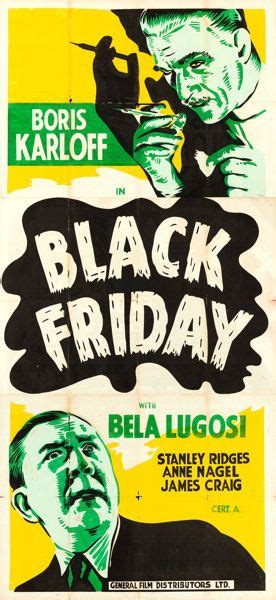 Black Friday 1940 Black Friday Poster Friday Movie Black Friday